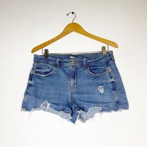 Old Navy Boyfriend Shorty Distressed Denim Shorts – Size 10